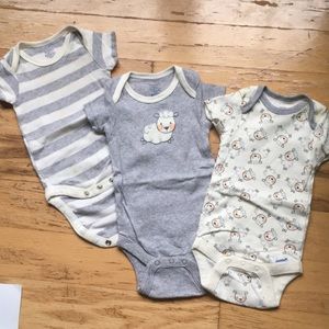 3/$10 Gerber onesies